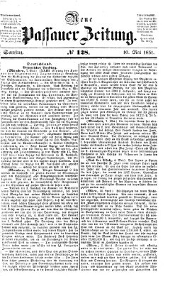 Neue Passauer Zeitung (Passauer Zeitung) Samstag 10. Mai 1851