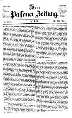 Neue Passauer Zeitung (Passauer Zeitung) Sonntag 11. Mai 1851