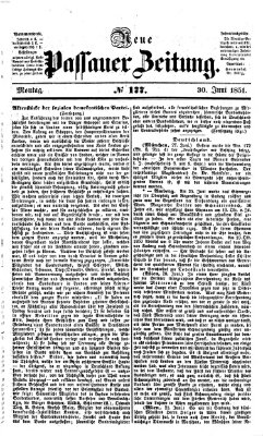 Neue Passauer Zeitung (Passauer Zeitung) Montag 30. Juni 1851