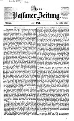 Neue Passauer Zeitung (Passauer Zeitung) Freitag 4. Juli 1851