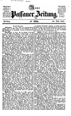 Neue Passauer Zeitung (Passauer Zeitung) Freitag 18. Juli 1851