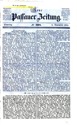 Neue Passauer Zeitung (Passauer Zeitung) Sonntag 9. November 1851