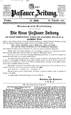 Neue Passauer Zeitung (Passauer Zeitung) Dienstag 16. Dezember 1851