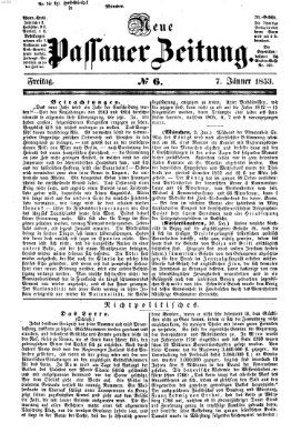 Neue Passauer Zeitung (Passauer Zeitung) Freitag 7. Januar 1853