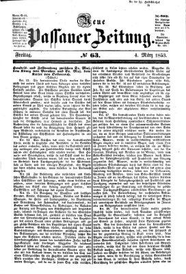 Neue Passauer Zeitung (Passauer Zeitung) Freitag 4. März 1853