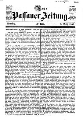 Neue Passauer Zeitung (Passauer Zeitung) Samstag 5. März 1853