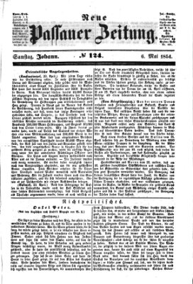 Neue Passauer Zeitung (Passauer Zeitung) Samstag 6. Mai 1854