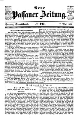 Neue Passauer Zeitung (Passauer Zeitung) Sonntag 7. Mai 1854