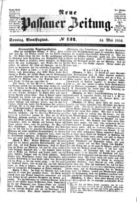 Neue Passauer Zeitung (Passauer Zeitung) Sonntag 14. Mai 1854