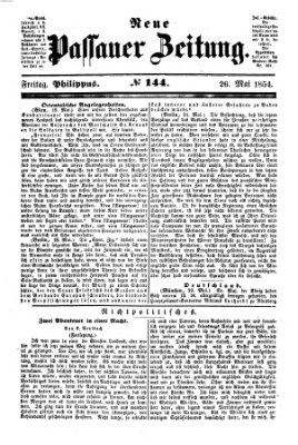 Neue Passauer Zeitung (Passauer Zeitung) Freitag 26. Mai 1854