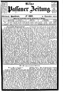 Neue Passauer Zeitung (Passauer Zeitung) Mittwoch 8. November 1854