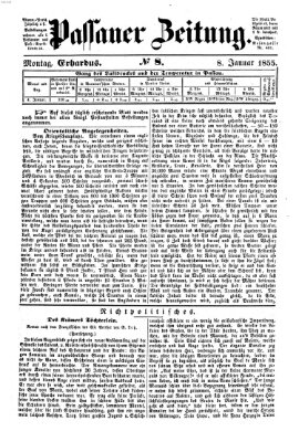 Passauer Zeitung Montag 8. Januar 1855