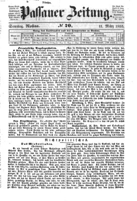 Passauer Zeitung Sonntag 11. März 1855