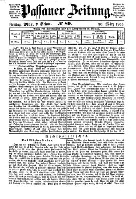 Passauer Zeitung Freitag 30. März 1855