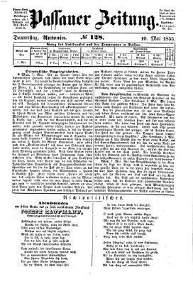 Passauer Zeitung Donnerstag 10. Mai 1855