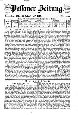 Passauer Zeitung Donnerstag 17. Mai 1855