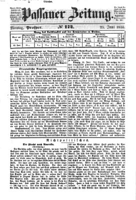 Passauer Zeitung Montag 25. Juni 1855