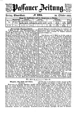 Passauer Zeitung Freitag 26. Oktober 1855