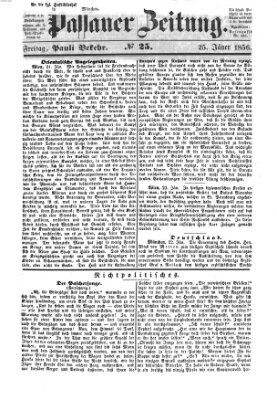 Passauer Zeitung Freitag 25. Januar 1856