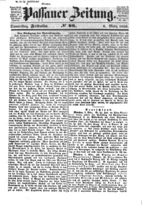 Passauer Zeitung Donnerstag 6. März 1856