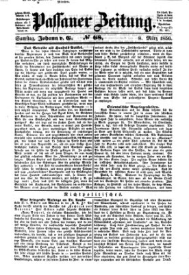 Passauer Zeitung Samstag 8. März 1856