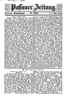 Passauer Zeitung Mittwoch 7. Mai 1856