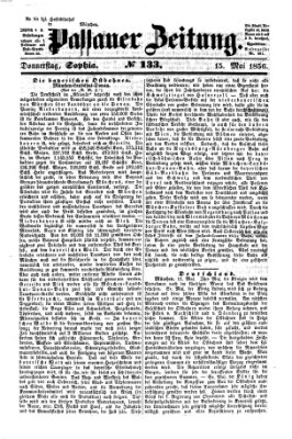 Passauer Zeitung Donnerstag 15. Mai 1856
