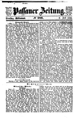 Passauer Zeitung Dienstag 8. Juli 1856