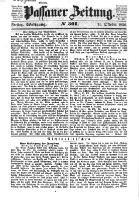 Passauer Zeitung Freitag 31. Oktober 1856