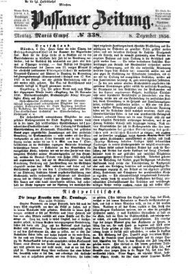 Passauer Zeitung Montag 8. Dezember 1856