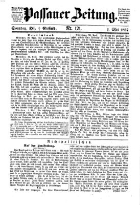 Passauer Zeitung Sonntag 3. Mai 1857