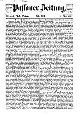 Passauer Zeitung Mittwoch 6. Mai 1857