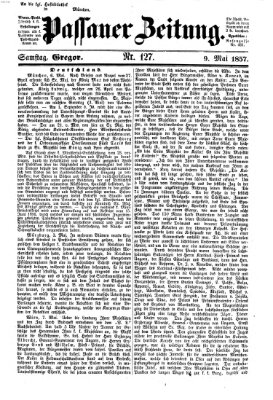 Passauer Zeitung Samstag 9. Mai 1857