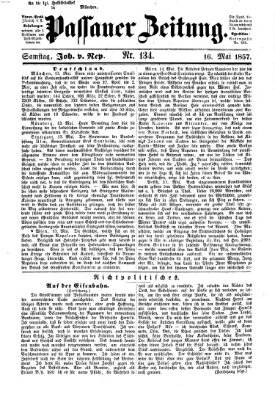 Passauer Zeitung Samstag 16. Mai 1857