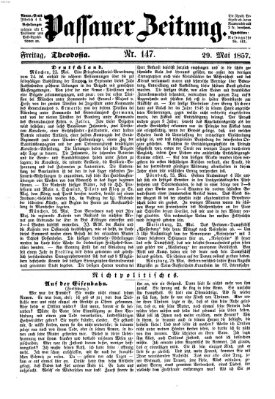 Passauer Zeitung Freitag 29. Mai 1857