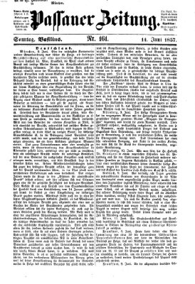 Passauer Zeitung Sonntag 14. Juni 1857