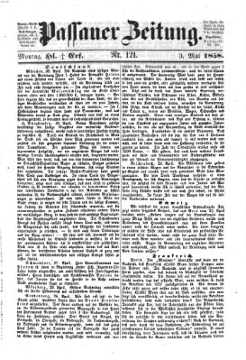 Passauer Zeitung Montag 3. Mai 1858