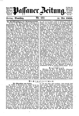 Passauer Zeitung Freitag 14. Mai 1858