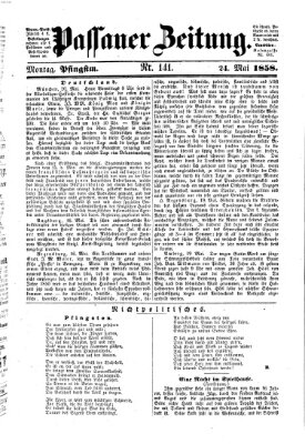 Passauer Zeitung Montag 24. Mai 1858