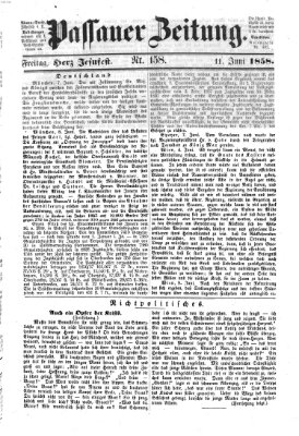 Passauer Zeitung Freitag 11. Juni 1858