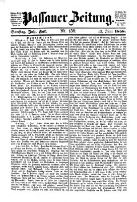 Passauer Zeitung Samstag 12. Juni 1858