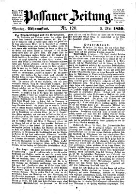 Passauer Zeitung Montag 2. Mai 1859