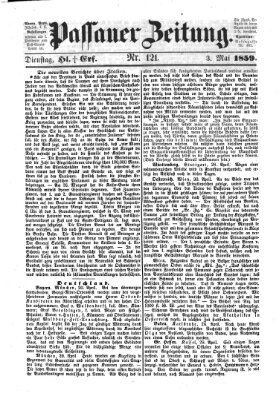 Passauer Zeitung Dienstag 3. Mai 1859