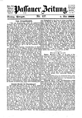 Passauer Zeitung Montag 9. Mai 1859