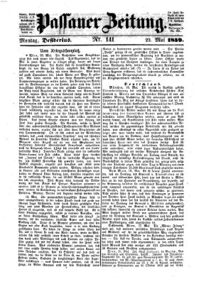 Passauer Zeitung Montag 23. Mai 1859