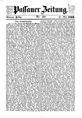 Passauer Zeitung Montag 30. Mai 1859