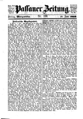 Passauer Zeitung Freitag 10. Juni 1859