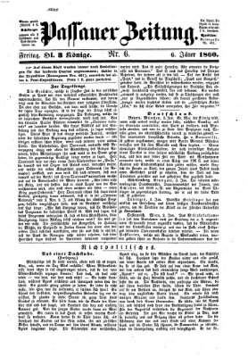 Passauer Zeitung Freitag 6. Januar 1860