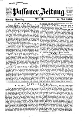 Passauer Zeitung Montag 14. Mai 1860