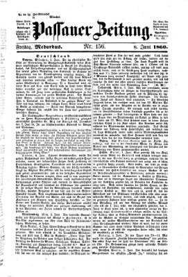 Passauer Zeitung Freitag 8. Juni 1860